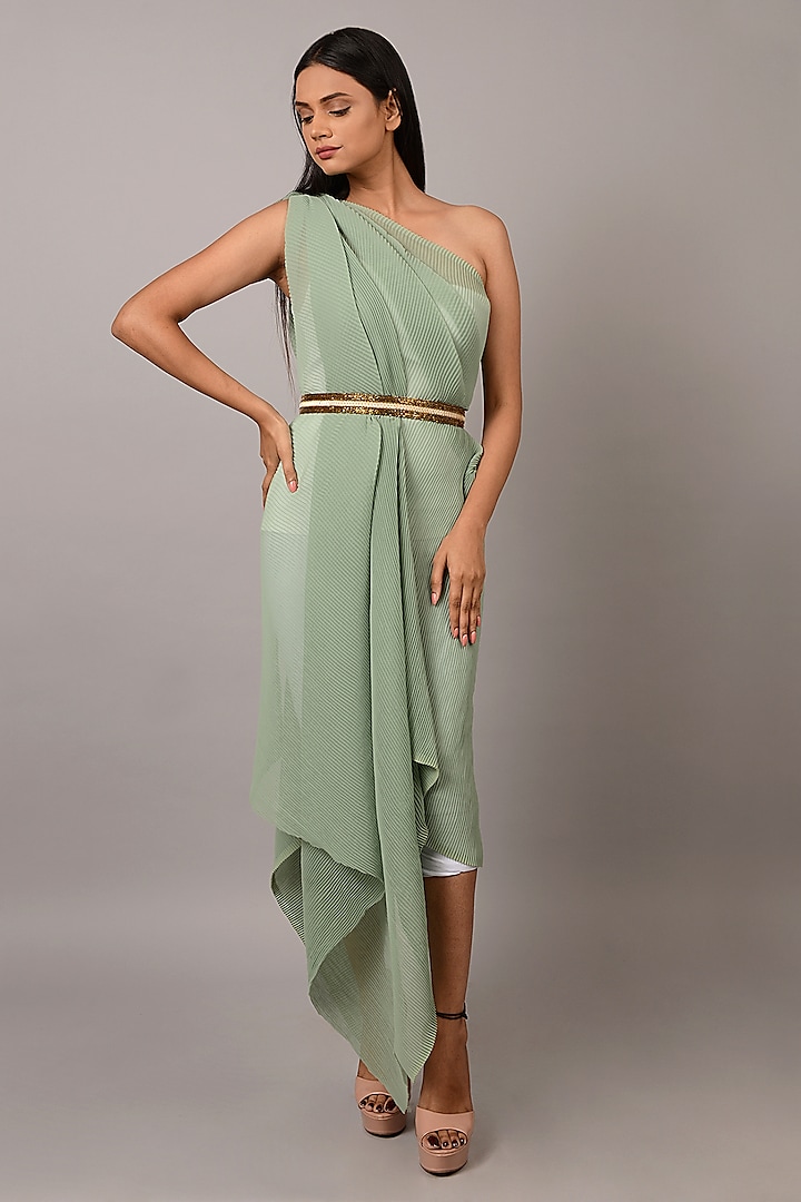 Dark Copper Pearl Shell Waist Belt by House of D'oro at Pernia's Pop Up Shop