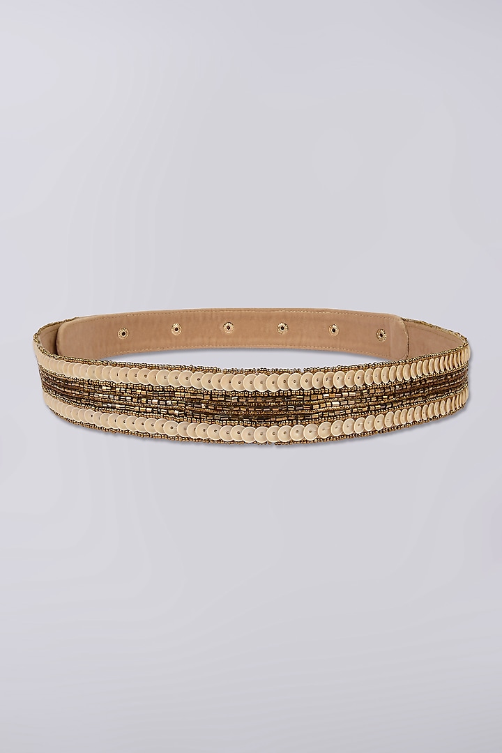 Gold Finish Handcrafted Waist Belt Design by House of D'oro at Pernia's ...