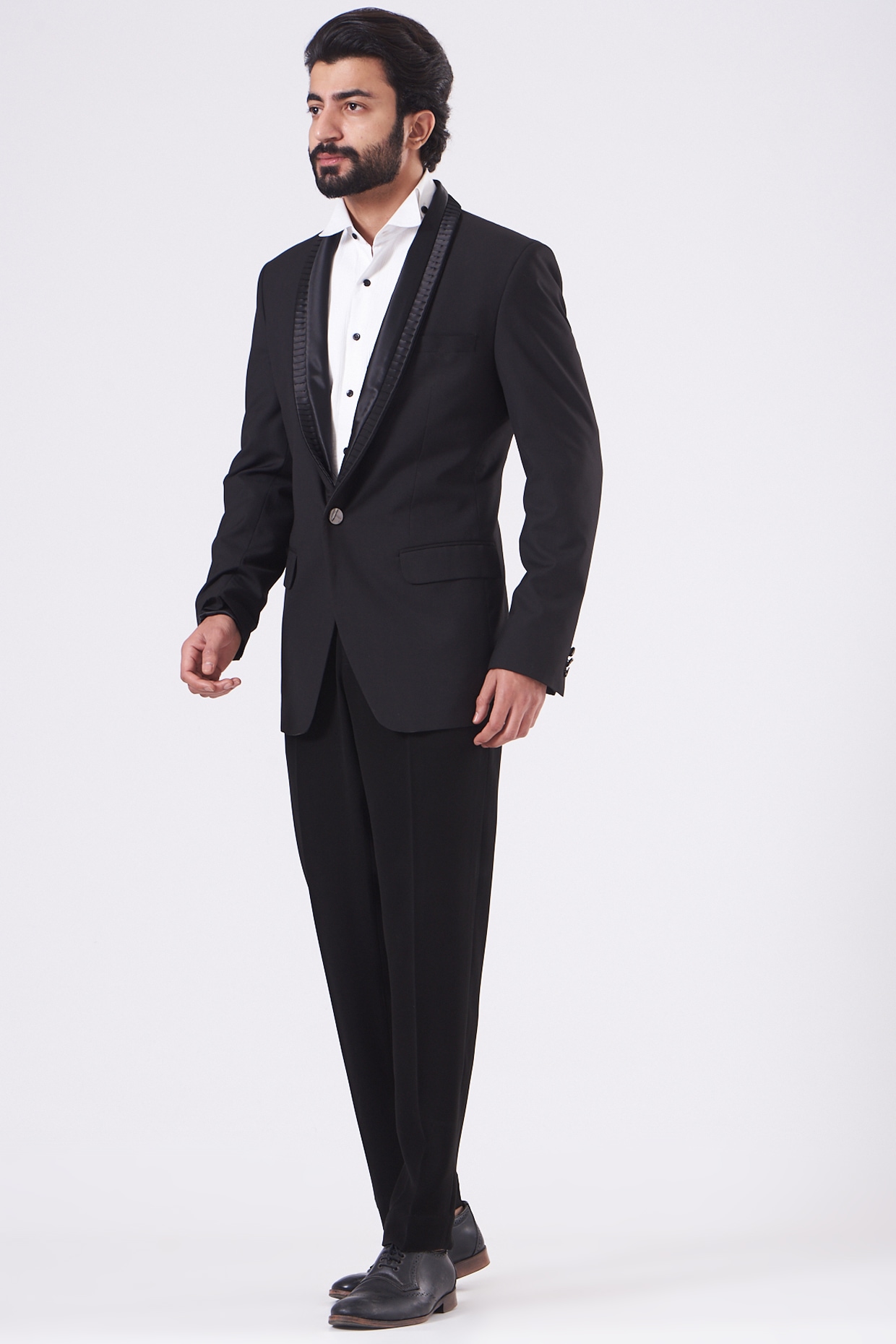 Black Suiting Tuxedo Set by Design O Stitch Men at Pernia s Pop Up Shop