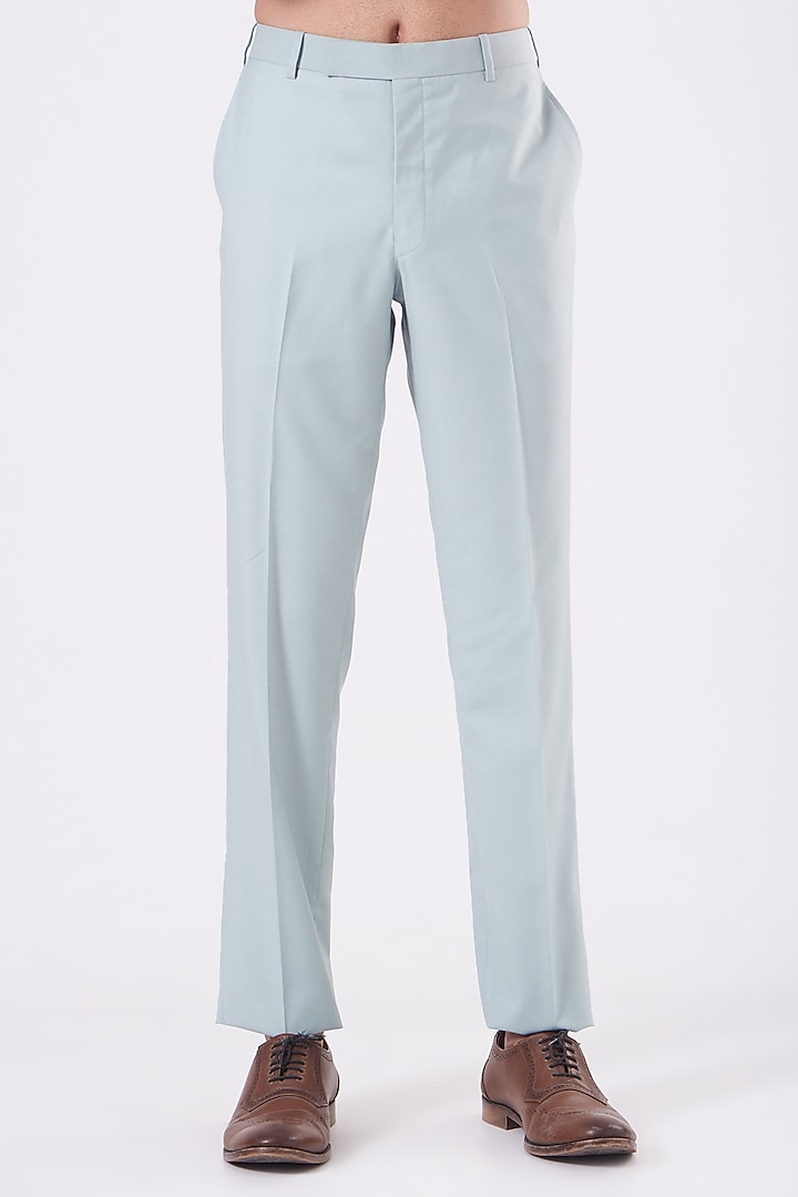 Powder Blue Suiting Blazer Set by Design O Stitch Men at Pernia's Pop Up Shop
