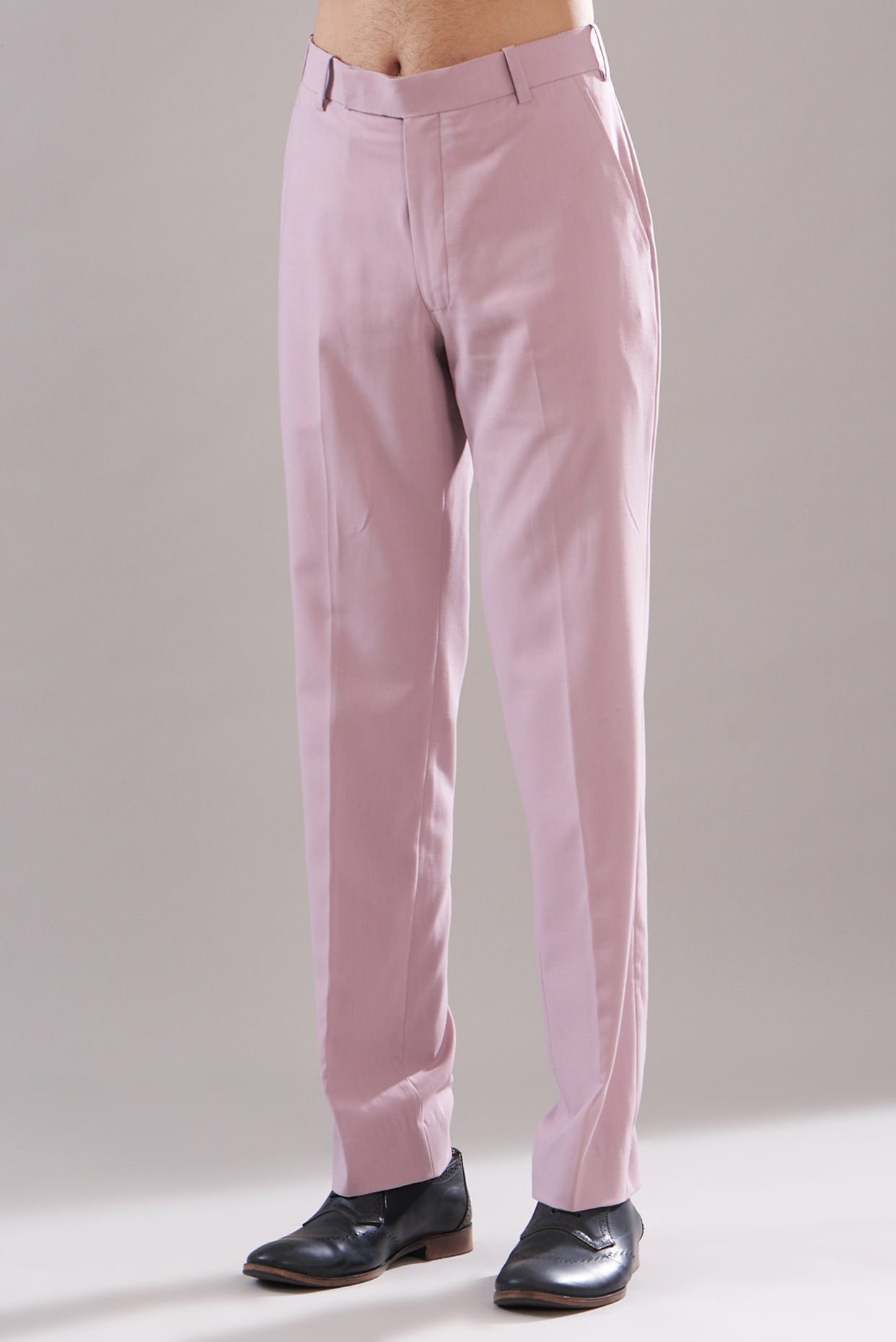 Slim Fit Linen suit trousers - Pale purple - Men | H&M IN