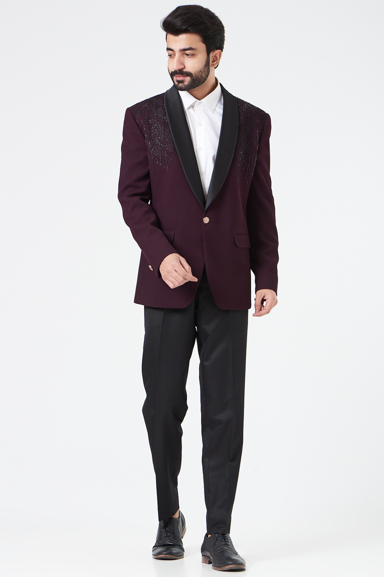 2021 New High Quality Two Button Two Piece Men's Suit Wine Red Shirt Black  Pants Party Prom Wedding Best Man Piece Set|Suits| AliExpress | lupon.gov.ph