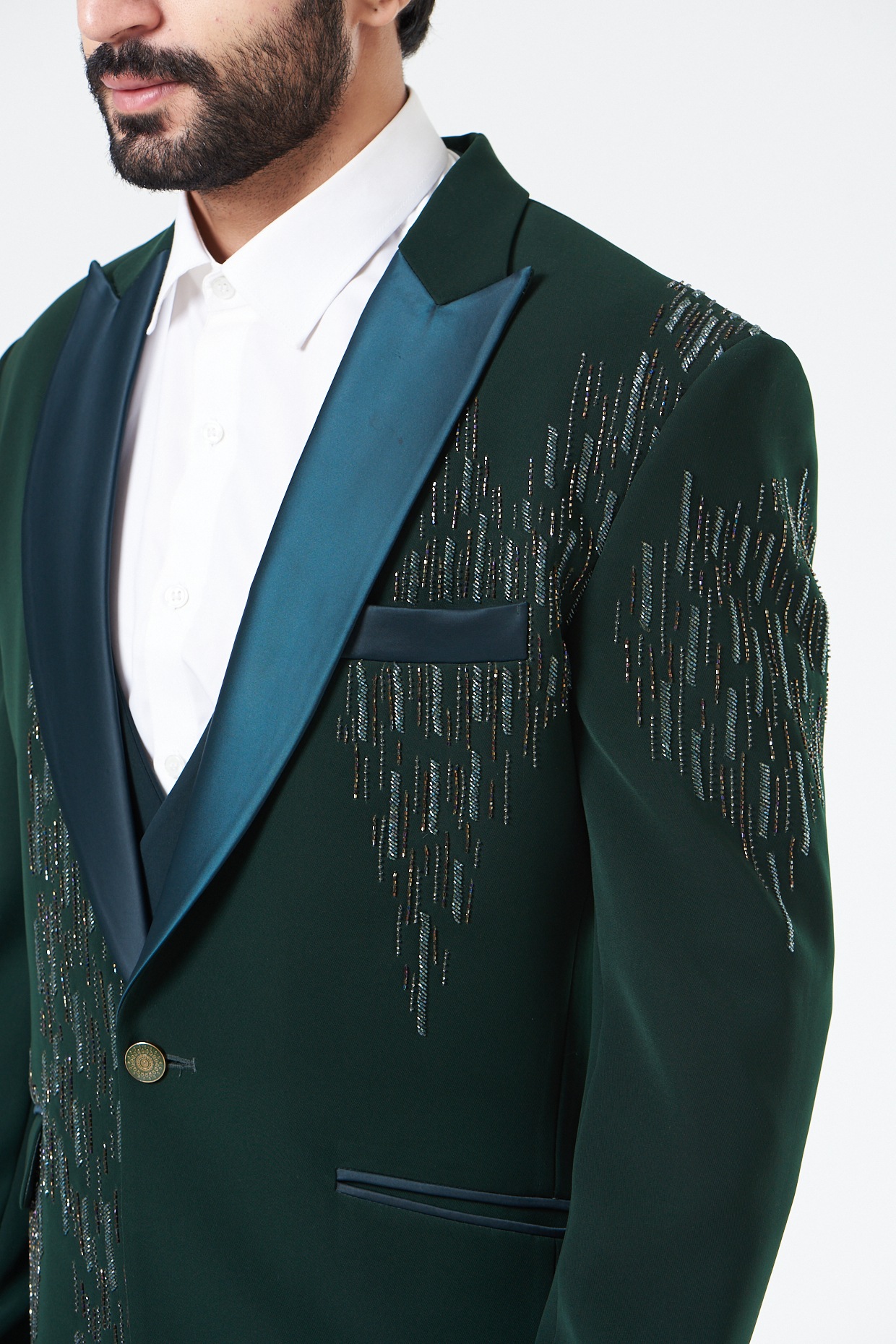 Vastraas New Stylish Partywear Formal Suits for Men in Bottle Green Color  Perfect of Every Event and Occasions. - Etsy | Green suit men, Formal suits  men, Mens outfits