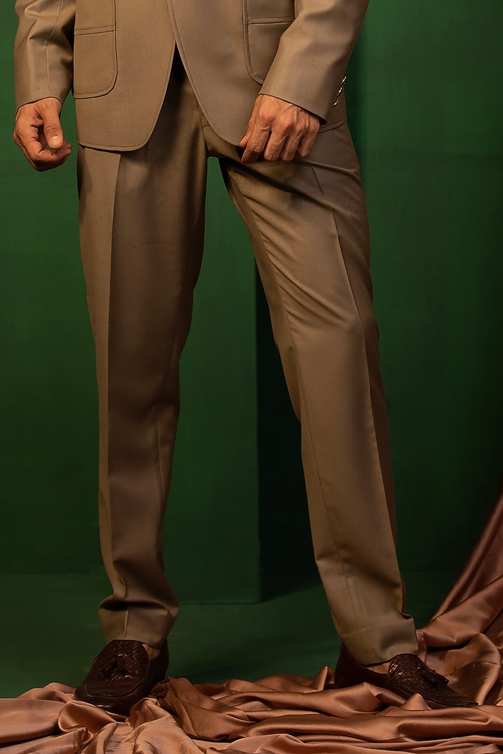 Golden Sand Suiting Tuxedo Set by Design O Stitch Men at Pernia's Pop Up Shop
