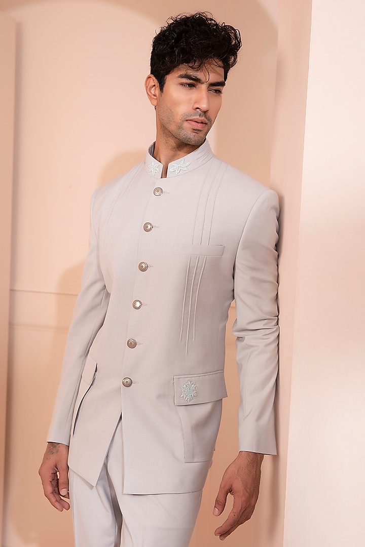 New Collection of Stylish Designer Grey Coat Pant Premium Suiting  Combination for Men. -  Israel