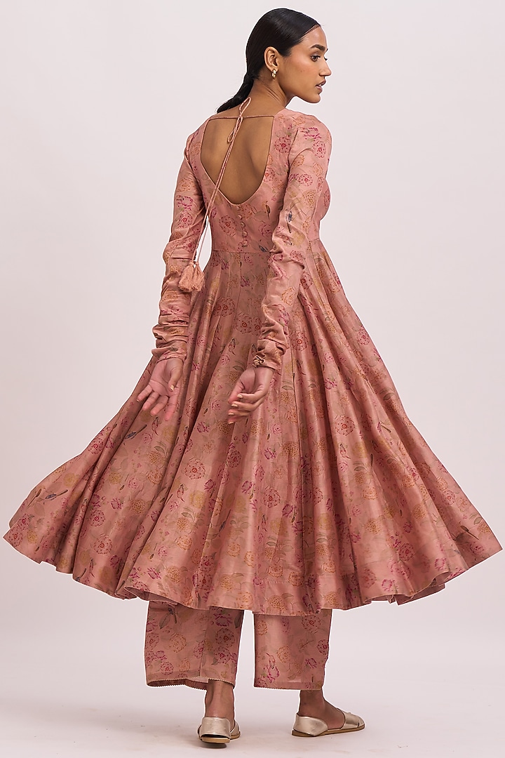 Leisure Kalidar Dusky Rose Kurta