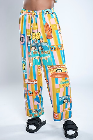 Black Korean PVC Rubber Pants Design by BLONI MEN at Pernia's Pop Up Shop  2024