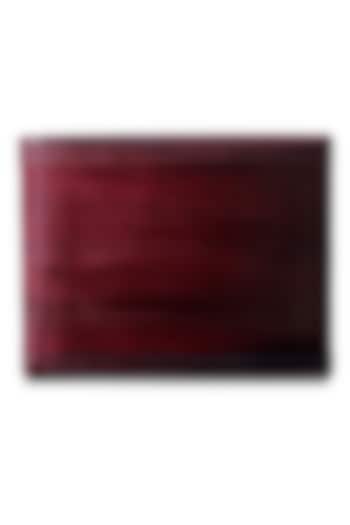 Mahogany Hand Painted Leather Wallet by Doux Amour