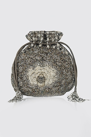 Buy Doux Amour Embroidered Trunk Clutch Online