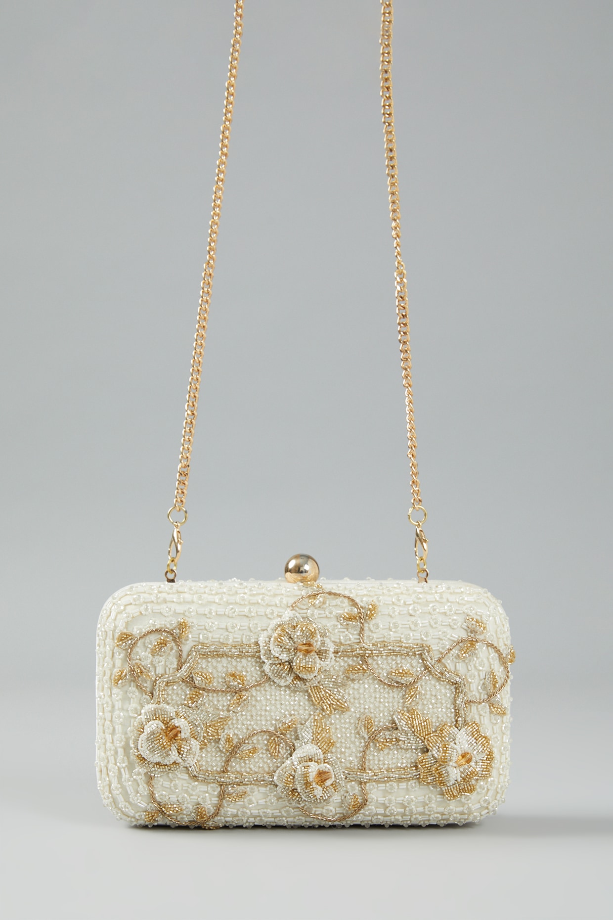 Elegant Ivory satin bag purse with lace – Bridal Spain
