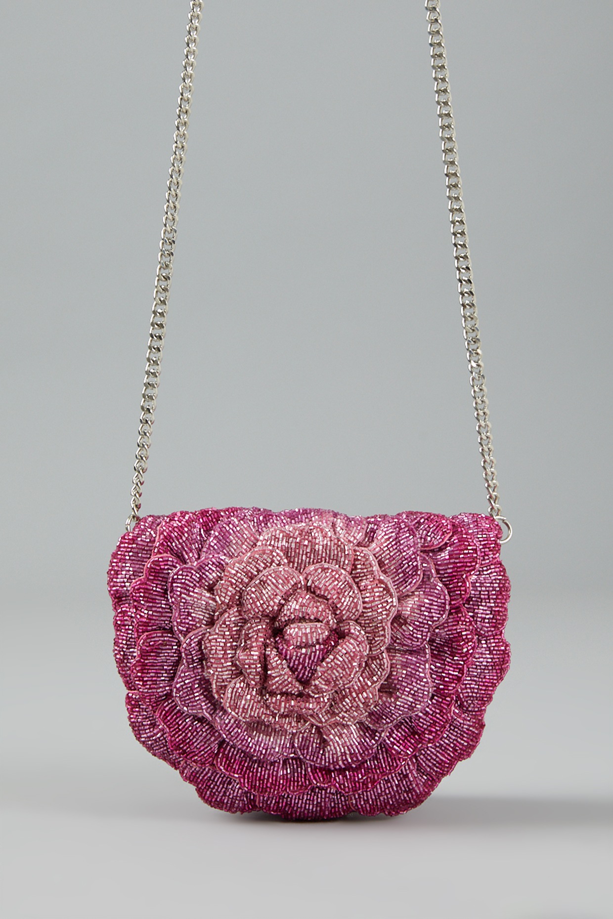 Pink Embellished Clutch Bag Design by Doux Amour at Pernia s Pop