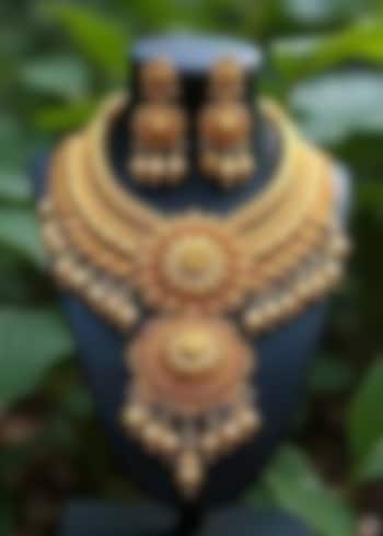 Sage Gold Polyester Cape by IMPACT MINTS at Pernia's Pop Up Shop