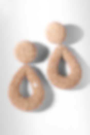 Champagne Glass Stone & Beaded Dangler Earrings by Deepa Gurnani at Pernia's Pop Up Shop