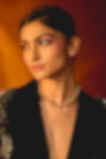 Champagne Glass Beaded Necklace by Deepa Gurnani at Pernia's Pop Up Shop