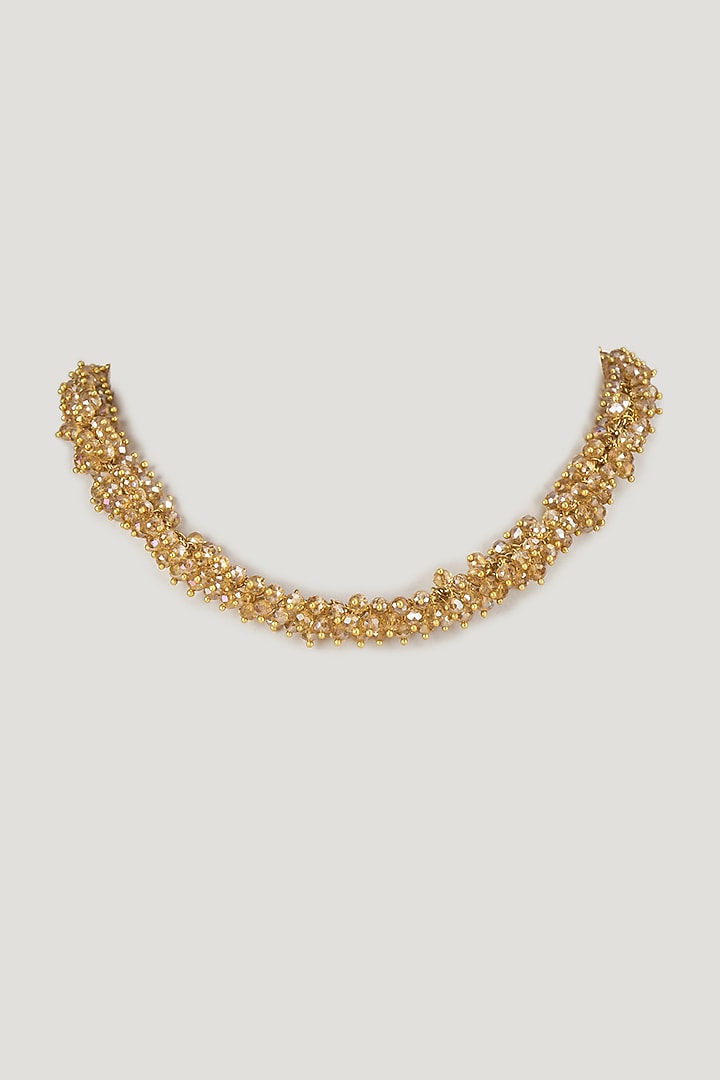 Champagne Glass Beaded Necklace by Deepa Gurnani at Pernia's Pop Up Shop