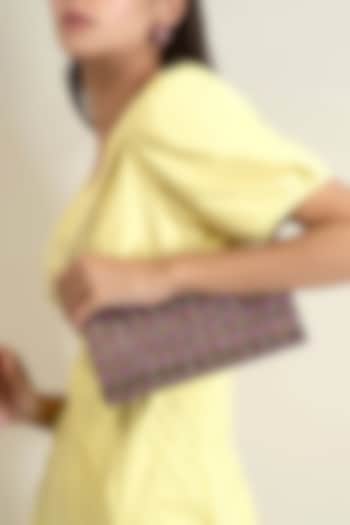 Multi-Colored Glass Beaded Bag by Deepa Gurnani at Pernia's Pop Up Shop