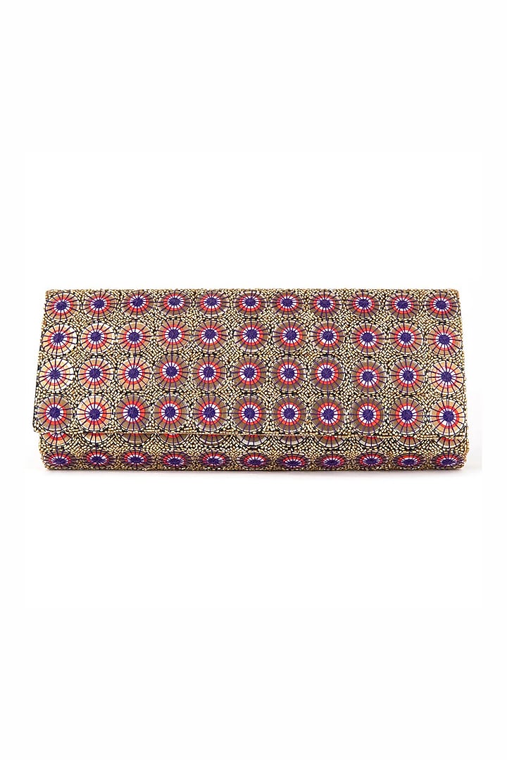 Multi-Colored Glass Beaded Bag by Deepa Gurnani at Pernia's Pop Up Shop