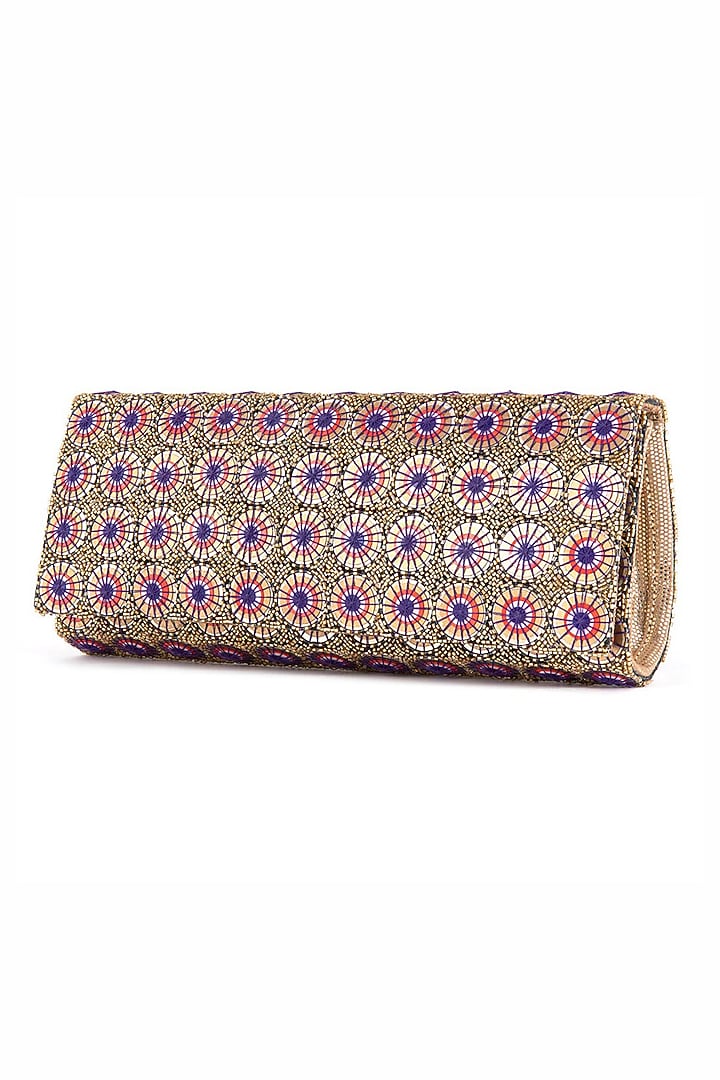 Multi-Colored Glass Beaded Bag by Deepa Gurnani at Pernia's Pop Up Shop