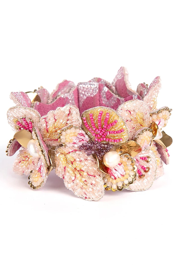 Multi-Colored Semi-Precious Stone & Glass Beaded Bracelet by Deepa Gurnani at Pernia's Pop Up Shop