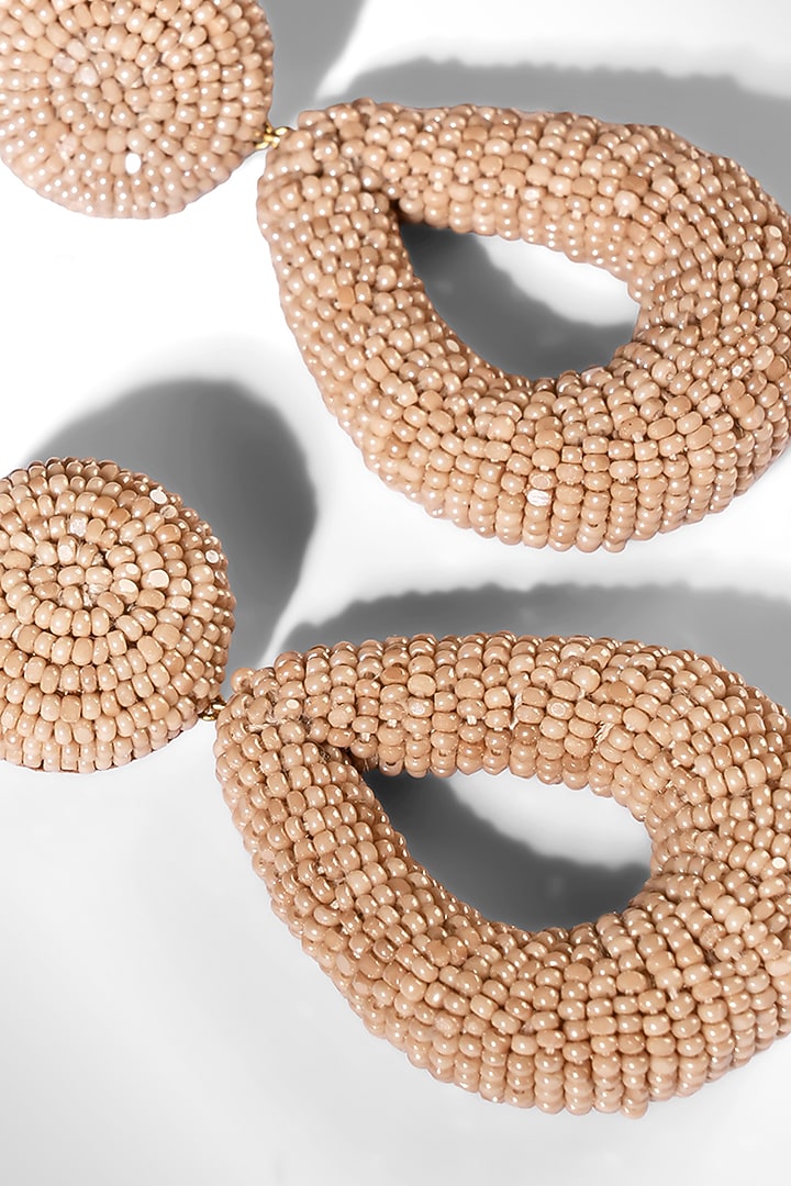 Champagne Glass Beaded Dangler Earrings by Deepa Gurnani at Pernia's Pop Up Shop