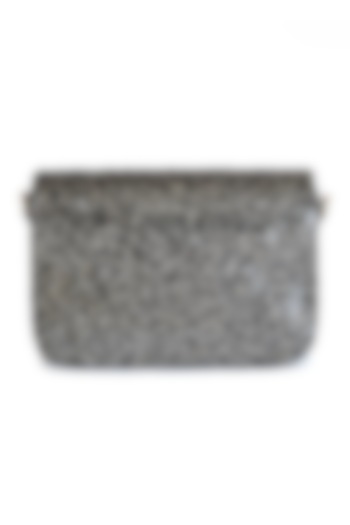 Black Glass Beaded Clutch by Deepa Gurnani at Pernia's Pop Up Shop