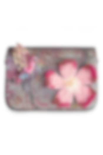 Pink Glass Beaded Hummingbird Clutch by Deepa Gurnani at Pernia's Pop Up Shop