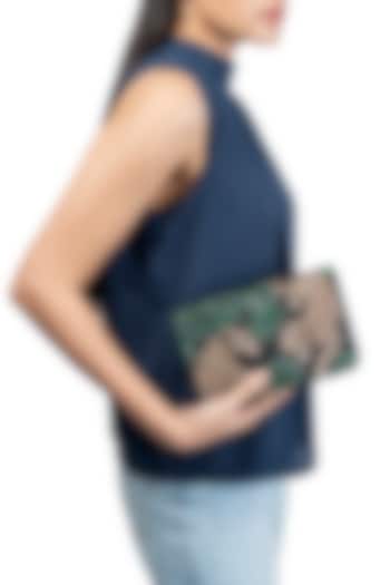 Black Glass Beaded Clutch by Deepa Gurnani at Pernia's Pop Up Shop