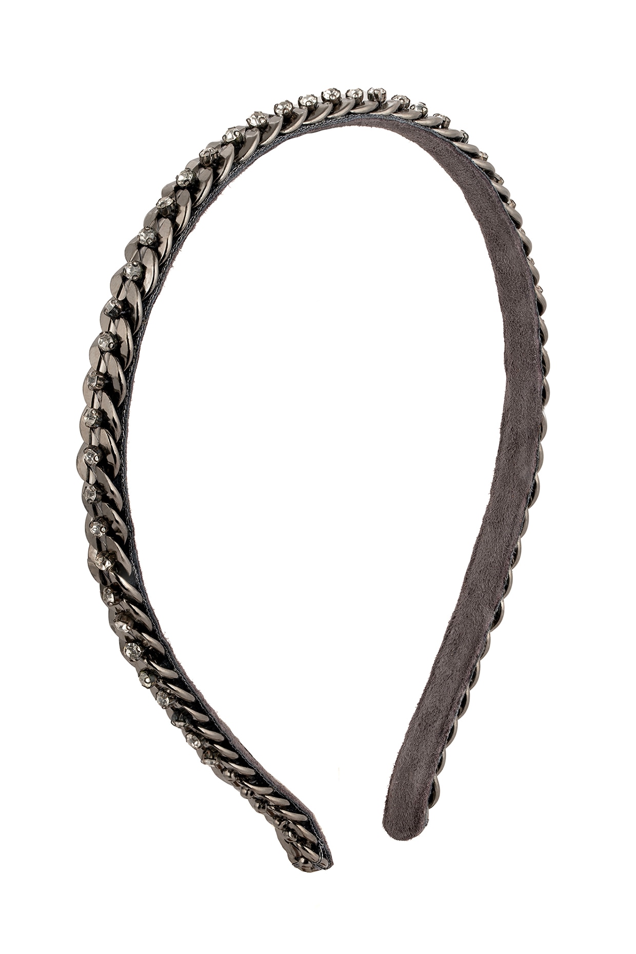 Deepa Gurnani Zenia Headband in gunmetal Headbands Deepa Gurnani for Women for sale | eBay main image 4