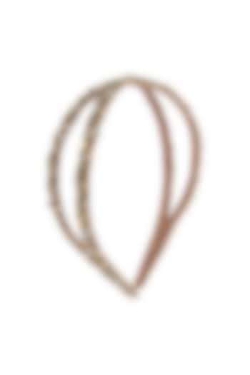 Gold Glass Beaded Headband by Deepa Gurnani at Pernia's Pop Up Shop