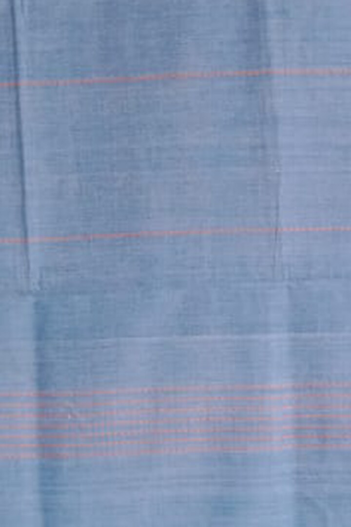 Sky Blue Handwoven Dupatta by Dipika Kakati at Pernia's Pop Up Shop