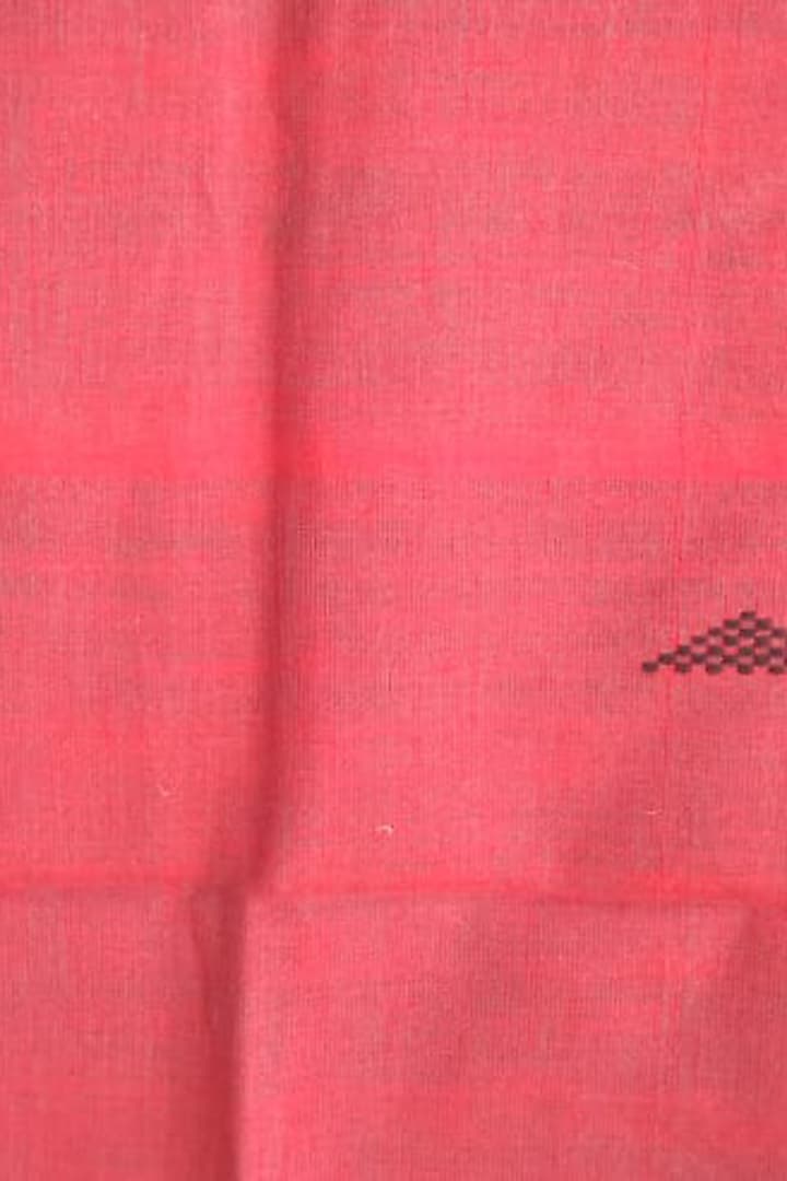 Red & Black Handwoven Dupatta by Dipika Kakati at Pernia's Pop Up Shop