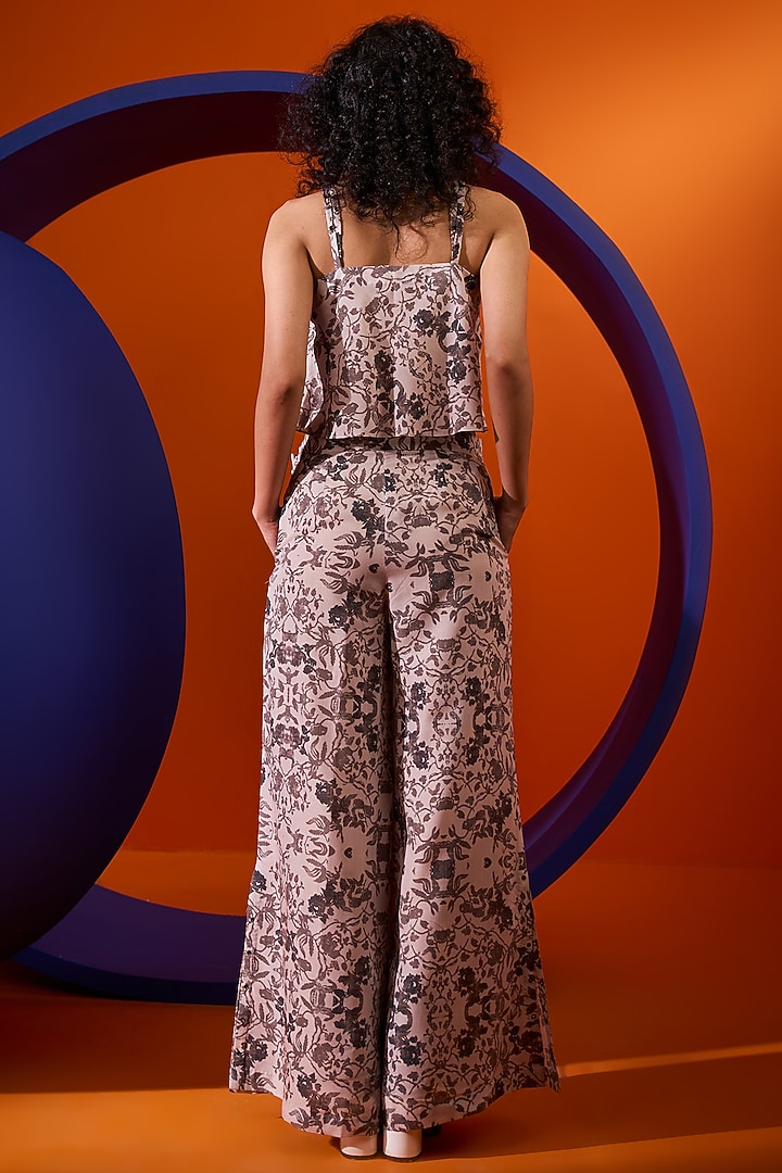 White Muslin Printed Co-Ord Set by DRAMEBAAZ at Pernia's Pop Up Shop