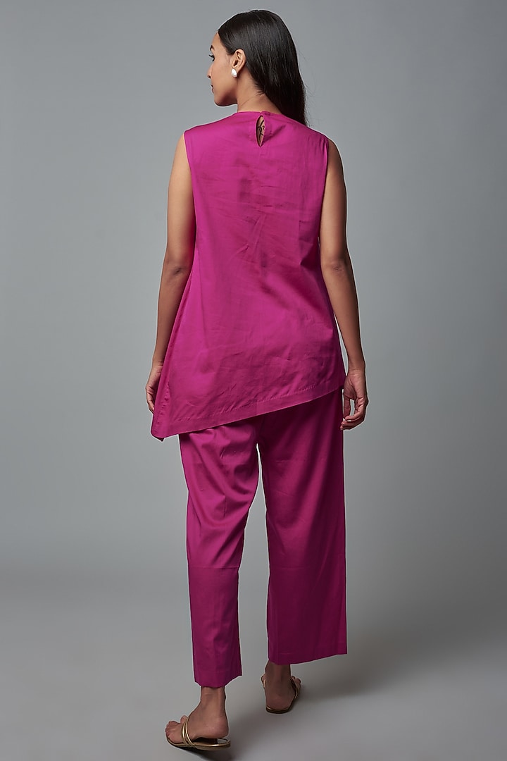 Pink Cotton Co-Ord Set by Blue Lotus at Pernia's Pop Up Shop