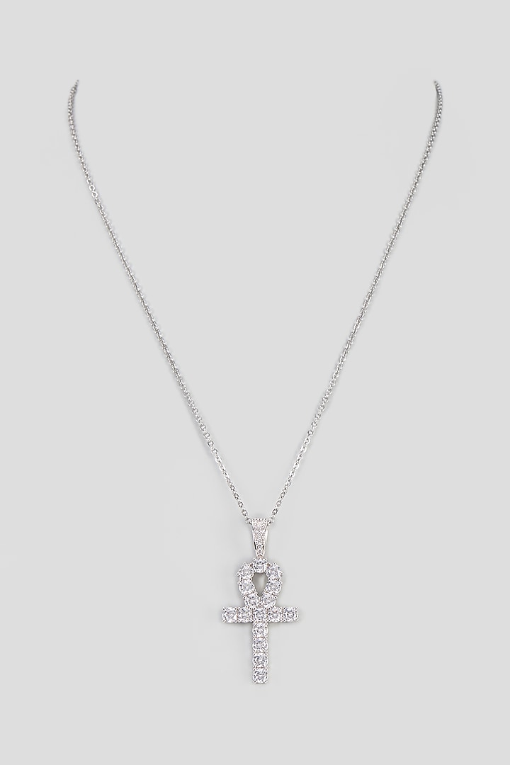 White Gold Plated Cubic Zirconia Pendant Design by Drip project at ...