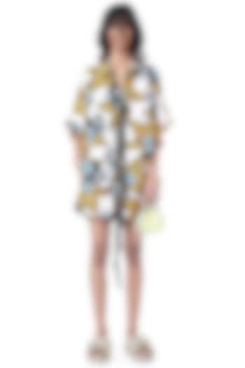Multi-Colored Cotton Printed Co-Ord Set by Dhruv Kapoor at Pernia's Pop Up Shop