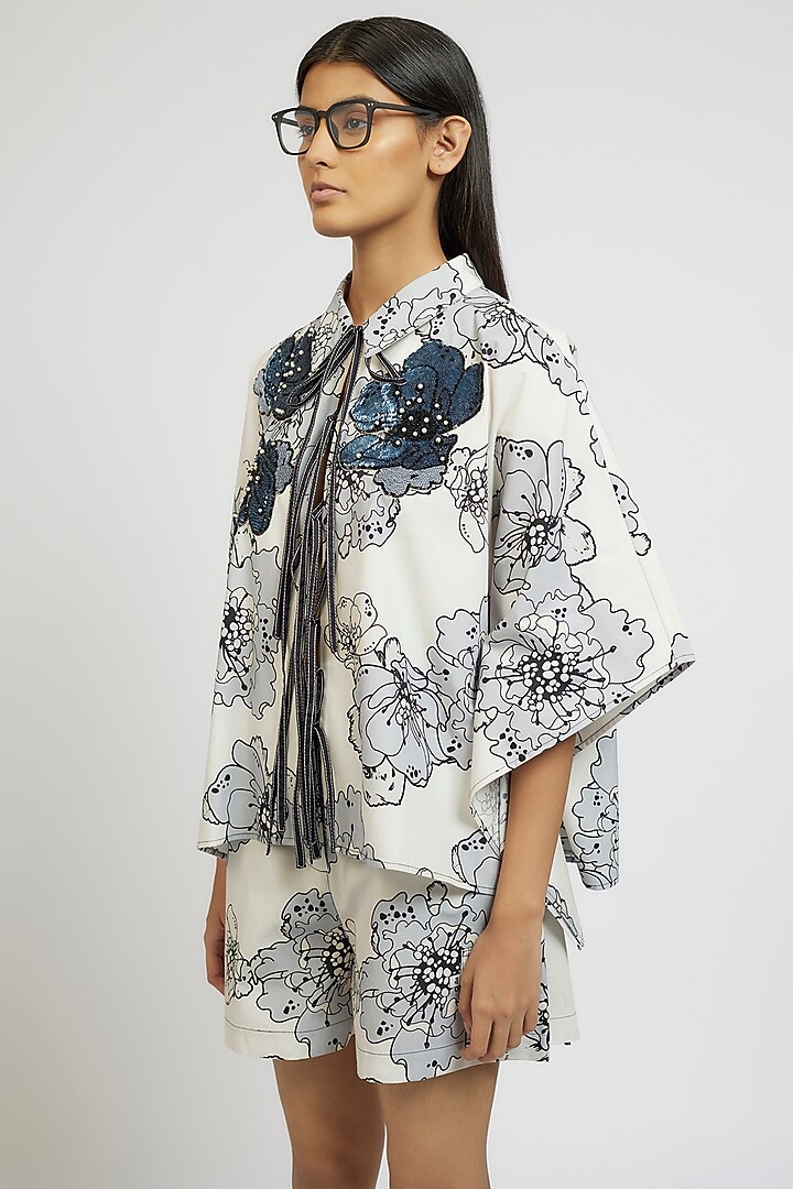 Multi-Colored Cotton Printed Co-Ord Set by Dhruv Kapoor at Pernia's Pop Up Shop