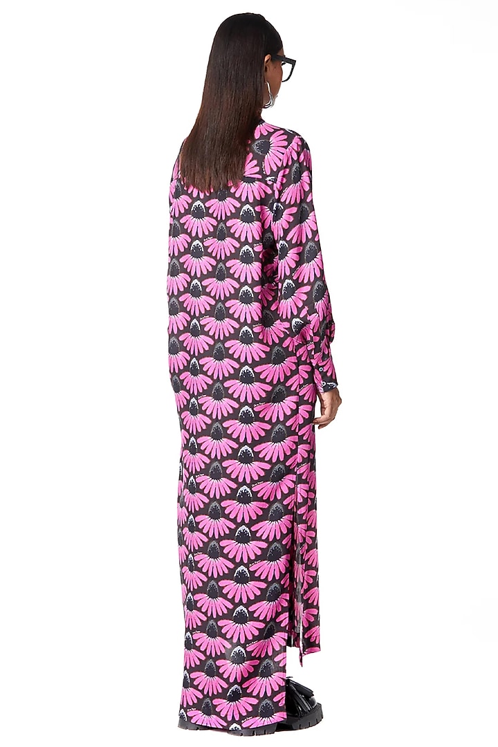 Multi-Colored Cotton Printed Handcrafted Vacation Shirt Dress by Dhruv Kapoor at Pernia's Pop Up Shop