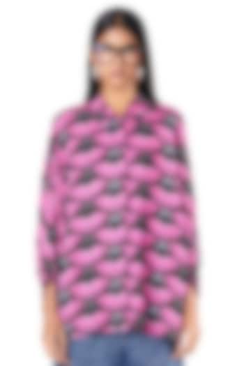 Multi-Colored Viscose Printed Shirt by Dhruv Kapoor at Pernia's Pop Up Shop