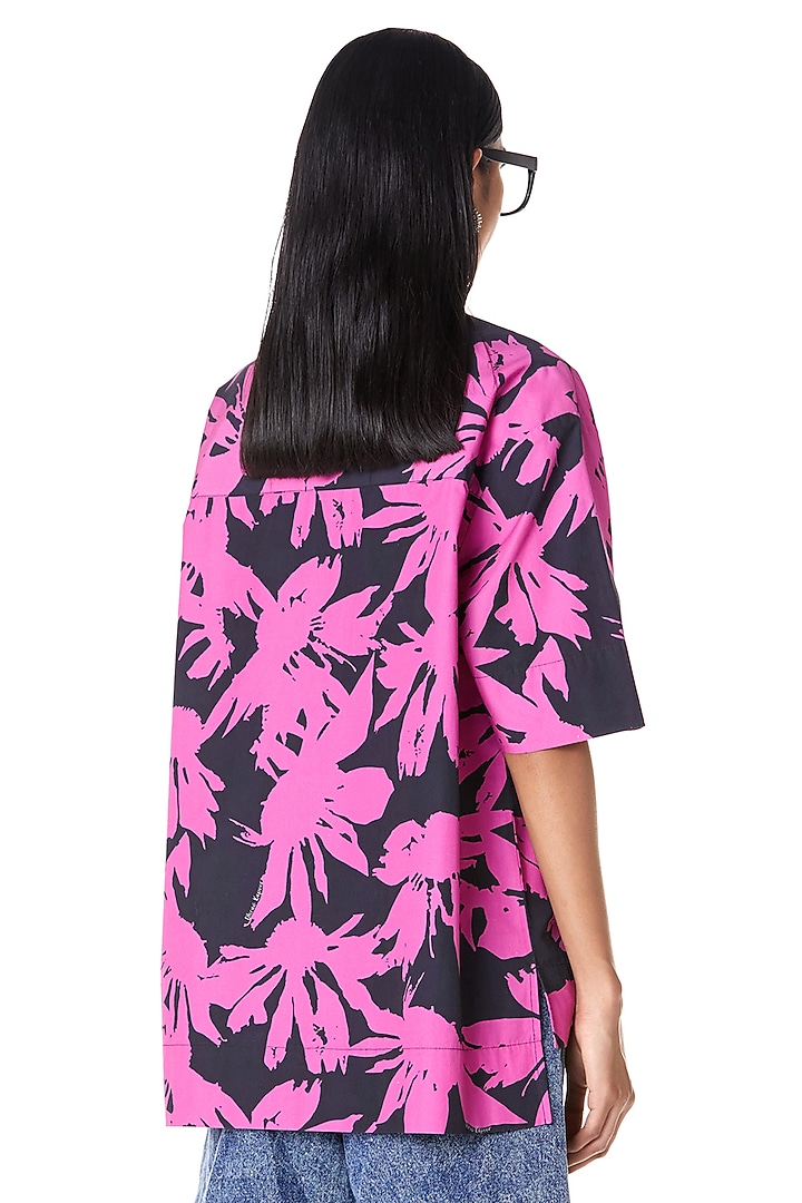 Multi-Colored Cotton Handcrafted Shirt by Dhruv Kapoor at Pernia's Pop Up Shop