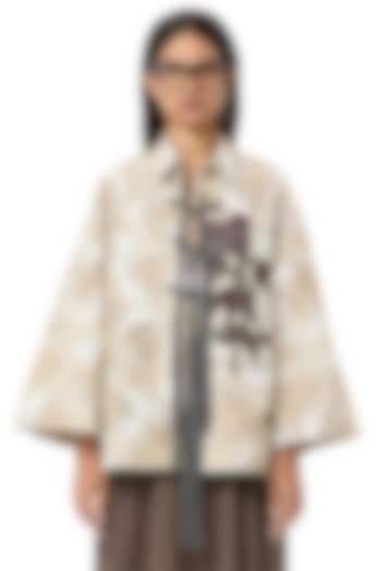 Multi-Colored Cotton Printed Handcrafted Tie-Up Shirt by Dhruv Kapoor at Pernia's Pop Up Shop