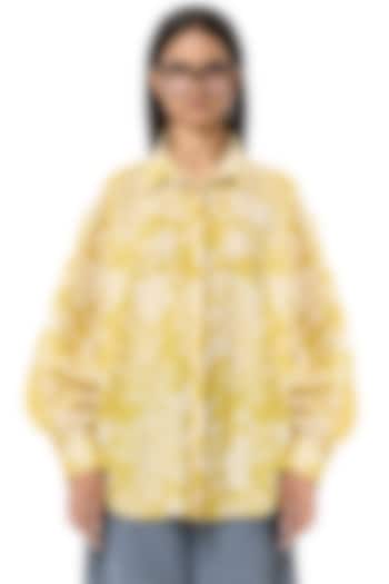 Multi-Colored Viscose Printed Oversized Shirt by Dhruv Kapoor at Pernia's Pop Up Shop