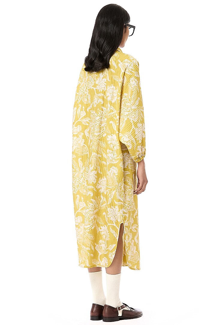 Multi-Colored Viscose Printed Oversized Vacation Shirt Dress by Dhruv Kapoor at Pernia's Pop Up Shop
