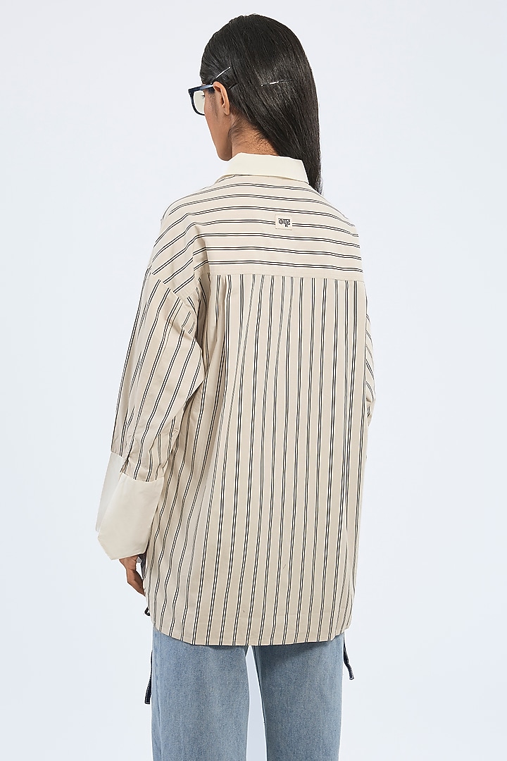 White Cotton Shirt by Dhruv Kapoor at Pernia's Pop Up Shop