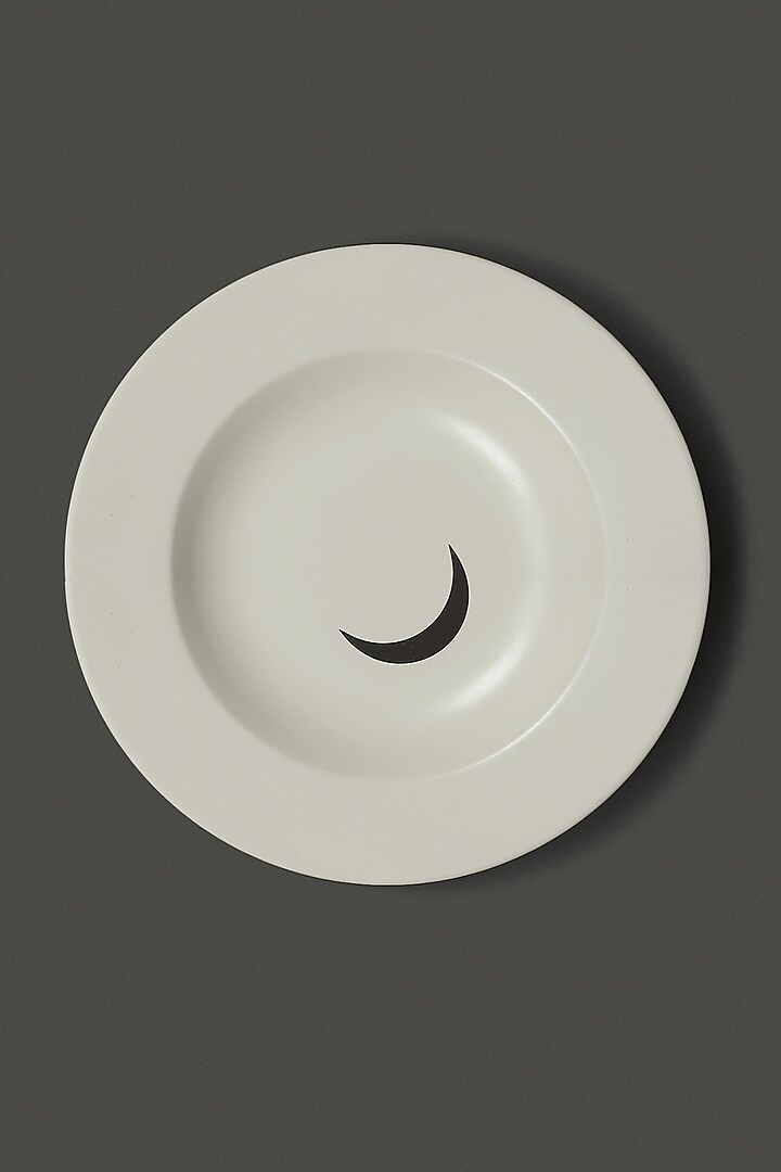 White Porcelain Pasta Bowl by Ritu Kumar Home at Pernia's Pop Up Shop