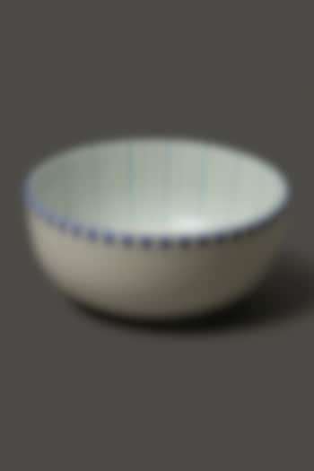 White Porcelain Serving Bowl by Ritu Kumar Home