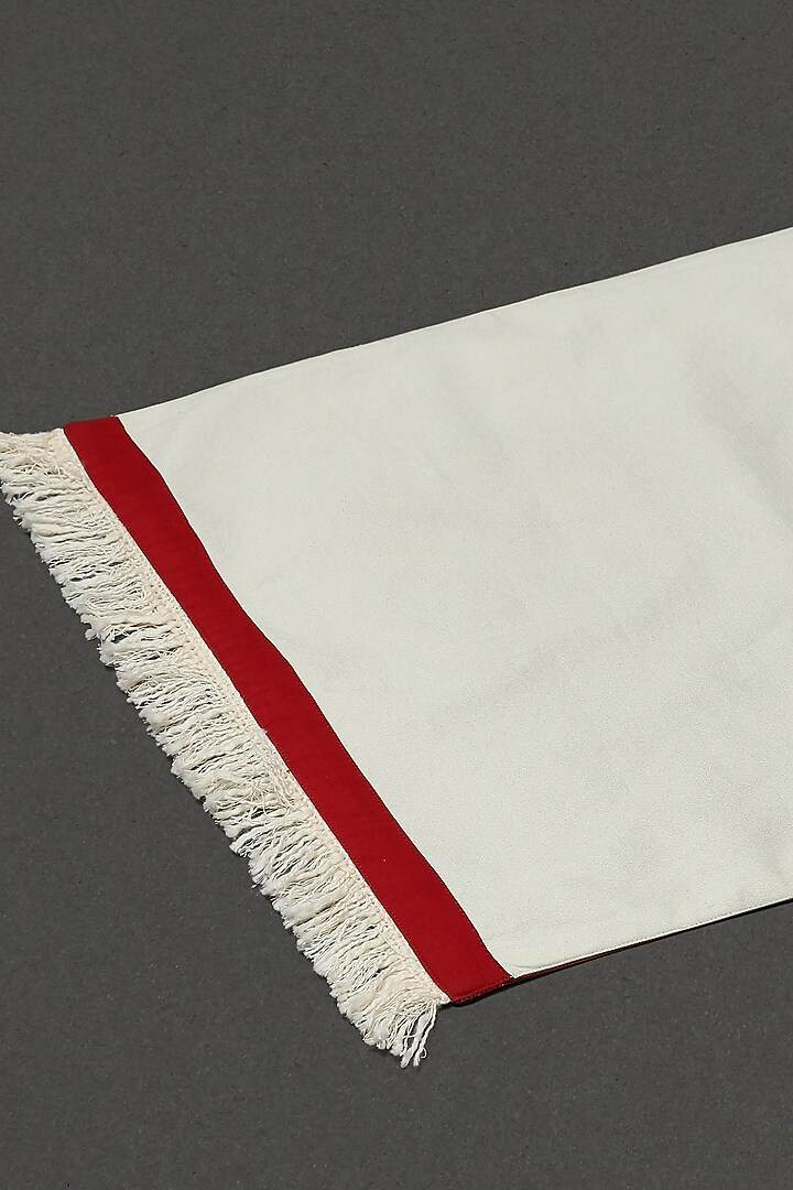 Ivory Printed Table Runner by Ritu Kumar Home at Pernia's Pop Up Shop