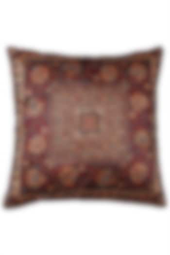 Maroon Saadh Cushion With A Filler Design by Ritu Kumar Home at Pernia ...