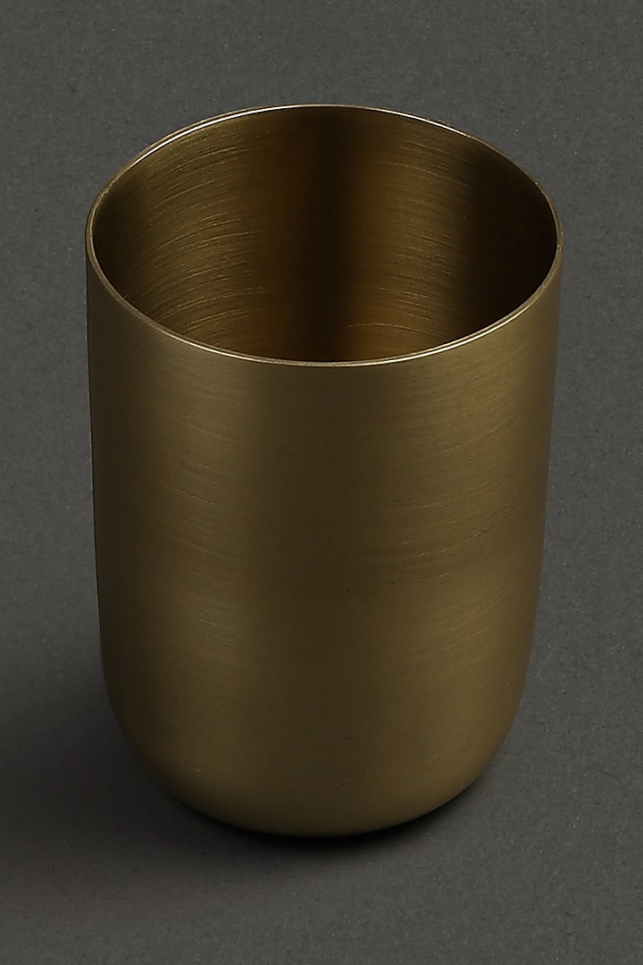 Brass Cochin Kansa Thali Set (Set Of 7) by Ritu Kumar Home at Pernia's Pop Up Shop