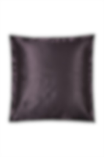 Black Agora Square Cushion With Filler by Ritu Kumar Home