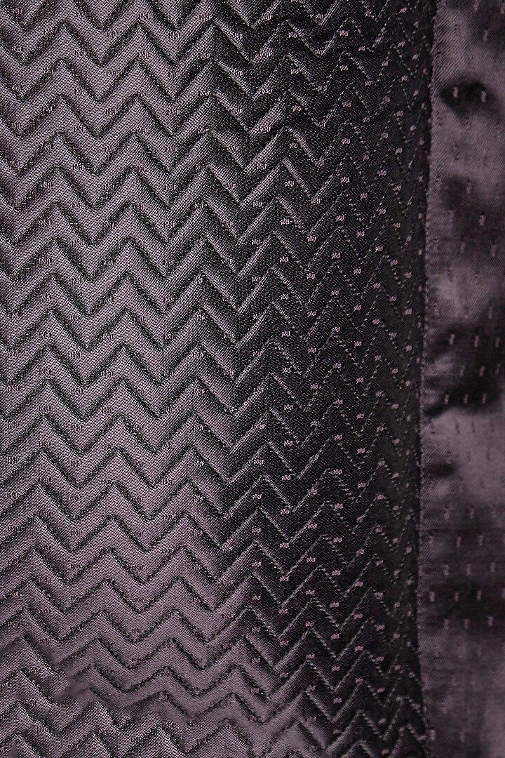 Black Agora Square Cushion With Filler by Ritu Kumar Home at Pernia's Pop Up Shop